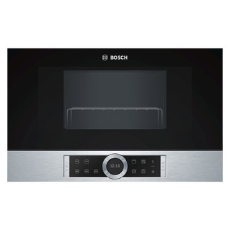 Bosch BEL634GS1B Built In Microwave Oven with Grill in Br Steel 900W 2