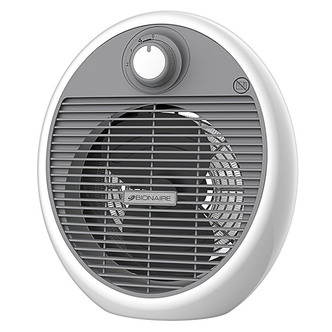 Bionaire BFH002 2.0kW Electric Fan Heater in White 2 Heat Settings