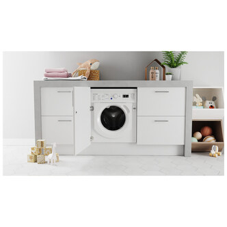 Indesit BIWDIL861284 Integrated Washer Dryer 1200rpm 8kg 6kg D Rated