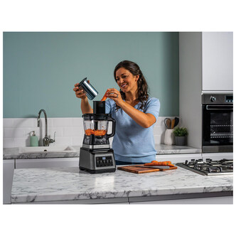 Ninja BN800UK 3 in 1 Food Processo with Auto IQ in Black Silver