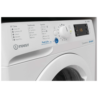 Indesit BWE101683XW INNEX Washing Machine in White 1600rpm 10kg D Rate
