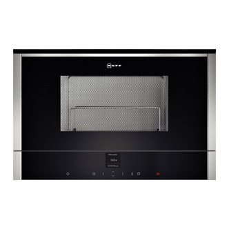 Neff C17GR01N0B Built In Microwave Oven in St Steel 900W Right Hinged