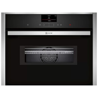 Neff C27MS22H0B N90 Built-In Compact Oven & Microwave in St/Steel 45L