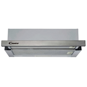 Candy CBT6252X 60cm Telescopic Hood in St/Steel 3 Speed Fan LED Light