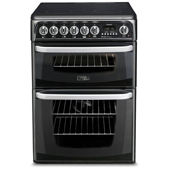 Cannon CH60EKKS 60cm Double Oven Electric Cooker in Black Ceramic Hob