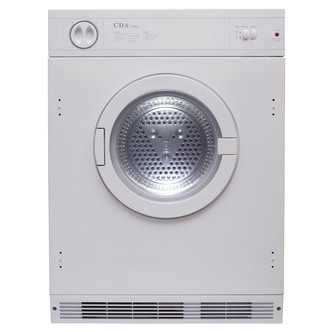CDA CI921 7kg Integrated Vented Tumble Dryer White Reverse CRated