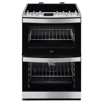  CIB6730ACM 60cm Electric Cooker in St/St Induction Hob Double Oven