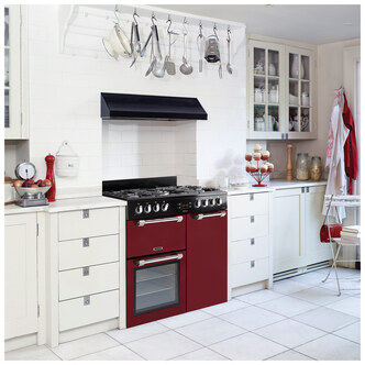 Leisure CK90F232R 90cm COOKMASTER Dual Fuel Range Cooker in Red