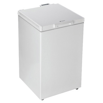 Hotpoint CS1A100H Chest Freezer in White 100L A+ for use in Outbuildings