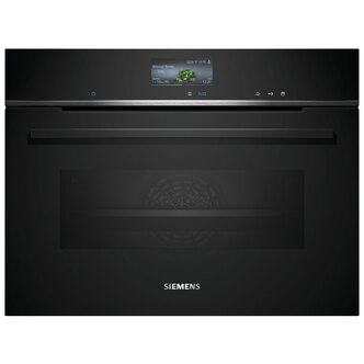 Siemens CS736G1B1 iQ700 Built In Compact Oven With Steam Function in Blac
