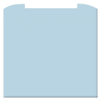 CDA CSB92CSS 90cm Curved Splashback in Stainless Steel