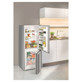 Liebherr CUEL2331 55cm SmartFrost Fridge Freezer St Steel 1 37m F Rate