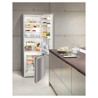 Liebherr CUEL2831 55cm SmartFrost Fridge Freezer St Steel 1 61m F Rate