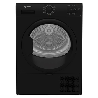 Indesit CYD92DBBUK 9kg Heat Pump Condenser Dryer in Black A+ Rated Steam T