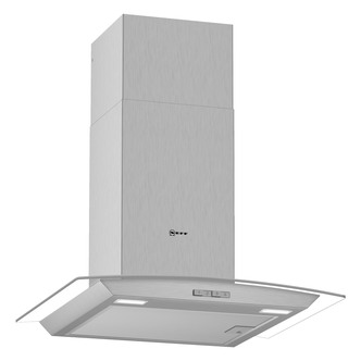 Neff D64ABC0N0B 60cm Curved Chimney Hood in St St Glass