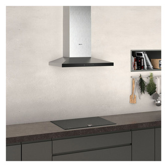 Neff D64QFM1N0B 60cm Slim Pyramid Design Hood in Stainless Steel