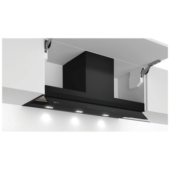 Neff D95XAM2S0B N70 90cm Integrated Design Canopy Hood in Black & Glass