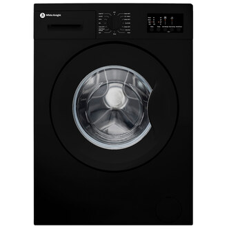 White Knight DAWM148B Washing Machine in Black 1400rpm 8Kg D Rated