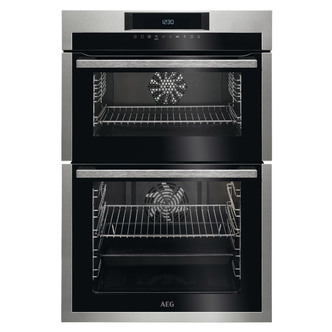 AEG DCE731110M Built-In Double Electric Fan Oven in St/Steel A Rated