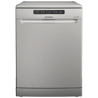 Indesit DFC2B16SUK 60cm Dishwasher in Silver 13 Place Setting F Rated