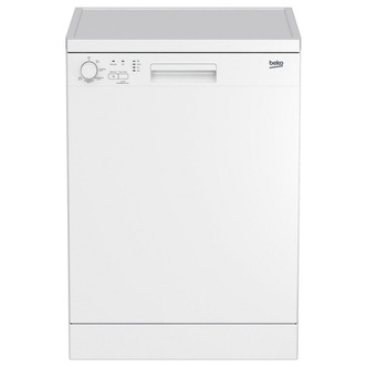 Beko DFN05320W 60cm Dishwasher in White 13 Place Setting E Rated