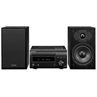 Denon DM41DABBLACK Mini Hi-Fi System in Black CD, Bluetooth & DAB+ Tuner