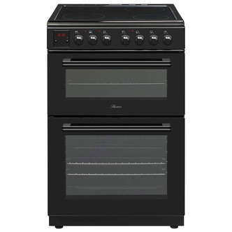Hostess DOCH60B 60cm Double Oven Electric Cooker in Black Ceramic Hob