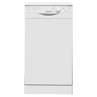 Indesit DSRL17B19 45cm Slimline Dishwasher in White 10 Place Settings A+