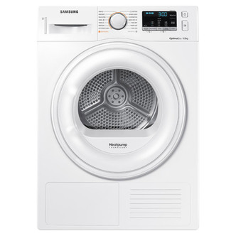 Samsung DV90M50001W 9Kg Heat Pump Condenser Dryer in White A++ Smart Check