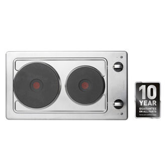 HOTPOINT E320SKIX Electric Hob - Stainless Steel