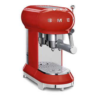  ECF01RDUK Espressco Coffee Machine 50's Retro Style in Red