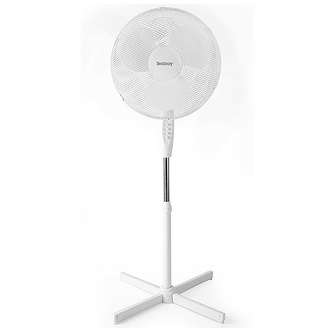 Beldray EH3196B150 16 Pedestal Fan in White 3 Speed Settings