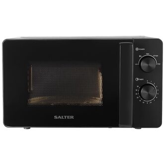 Salter EK5652MBLK KURO Microwave Oven in Matt Black - 20L 800W Manual