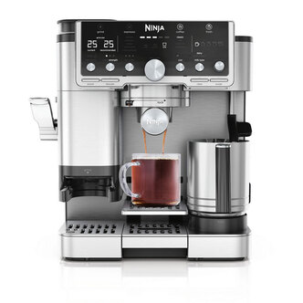 Ninja ES701UK Luxe Caf Pro Series Espresso Machine in Black/Stainle