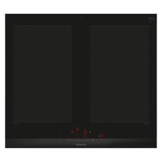 Siemens EX675HXC1E iQ700 60cm 4 Zone Induction Hob in Black with Home Conn