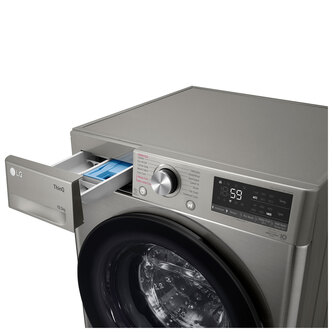 LG F4V510SSEH Washing Machine Graphite 1400rpm 10 5kg A Rated ThinQ