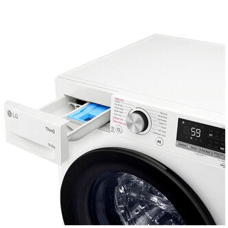LG F4V510WSEH Washing Machine in White 1400rpm 10 5kg A Rated ThinQ