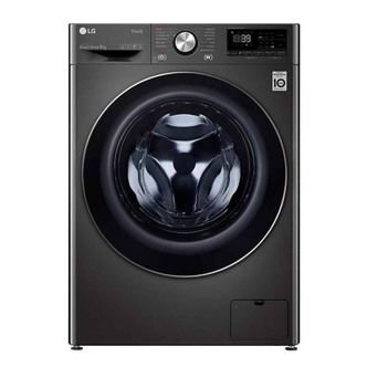 LG F4V909BTSE Washing Machine in Black Steel 1400rpm 9kg A Rated