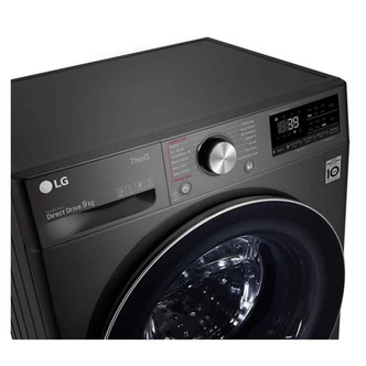 LG F4V909BTSE Washing Machine in Black Steel 1400rpm 9kg A Rated