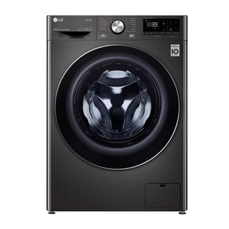 LG F6V1009BTSE Washing Machine in Black Steel 1600rpm 9kg A Rated