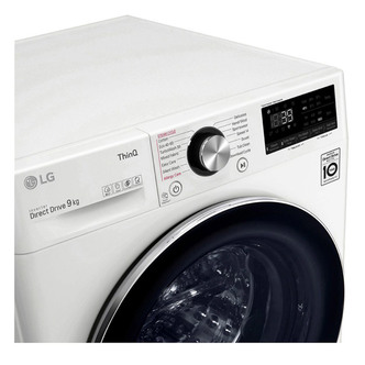 LG F6V1009WTSE Washing Machine in White 1600rpm 9kg A Rated ThinQ