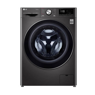 LG F6V1010BTSE Washing Machine in Black Steel 1600rpm 10.5kg A Rated