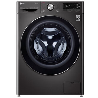 LG F6V909BTSA Washing Machine in Black Steel 1600rpm 9kg A Rated