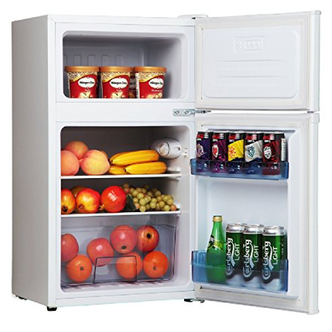 Amica FD171 4 50cm 2 Door Undercounter Fridge Freezer White 0 85m F