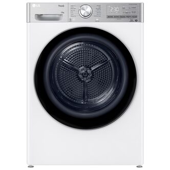 LG FDV1110W 10kg Dual Heat Pump Condenser Dryer in Black Steel A+++