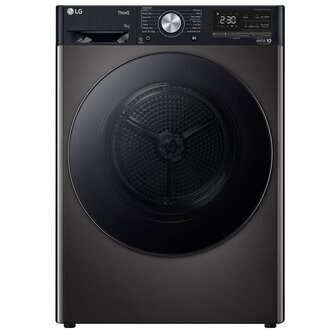 LG FDV909BN 9kg Dual Heat Pump Condenser Dryer in Black Steel A+++