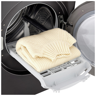 LG FDV909B 9kg Dual Heat Pump Condenser Dryer in Black A Rated