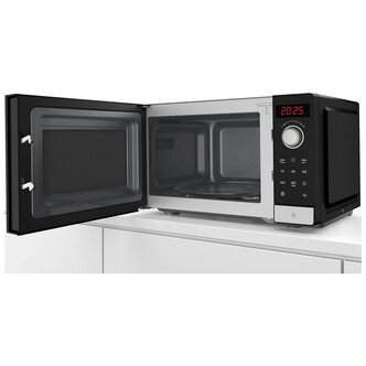 Bosch FFL023MS2B Serie 2 Solo Microwave Oven in St Steel 20L 800W
