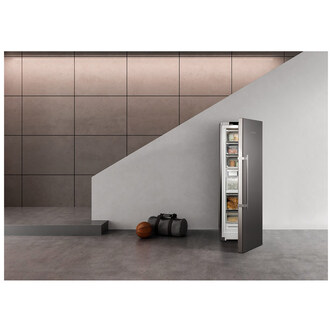 Liebherr FNSDD5297 60cm Tall NoFrost Freezer in Silver 1 85m Ice Maker