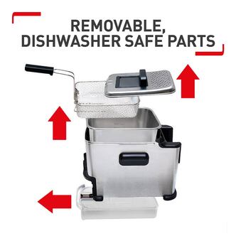 Tefal FR701640 Oleoclean Compact Semi Professional Deep Fryer
